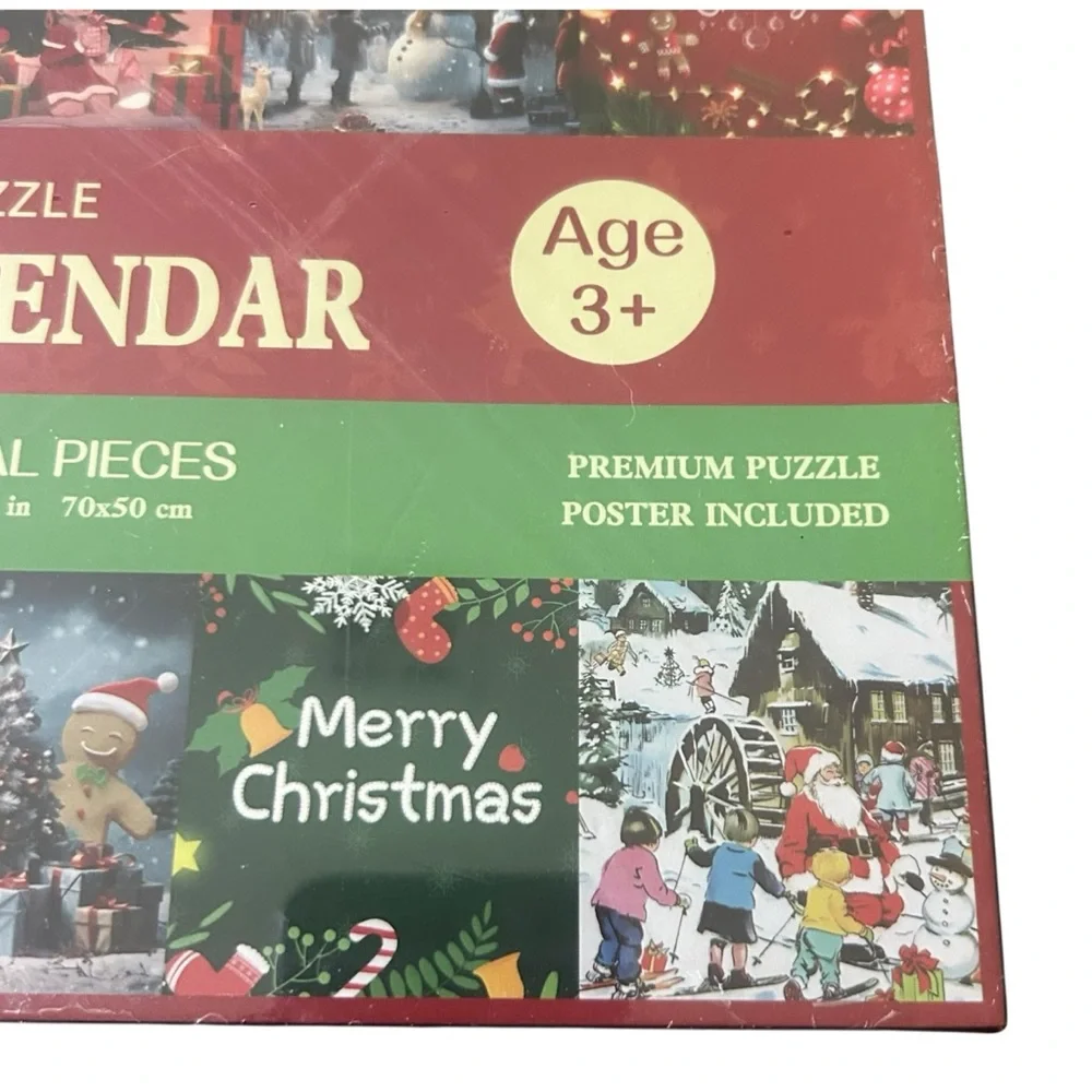 Advent Calendar Jigsaw Puzzle 1008 Pieces Christmas Holiday Age 3+‎
